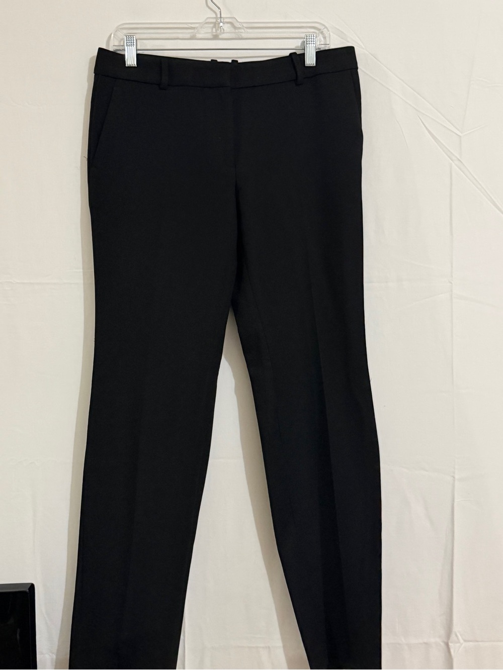 Ann Taylor Black Straight-Leg Dress Pants